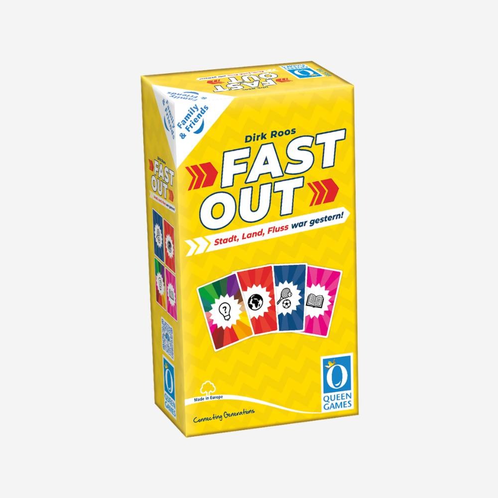 Queen Games Fast Out- Stadt, Land, Fluss war gestern