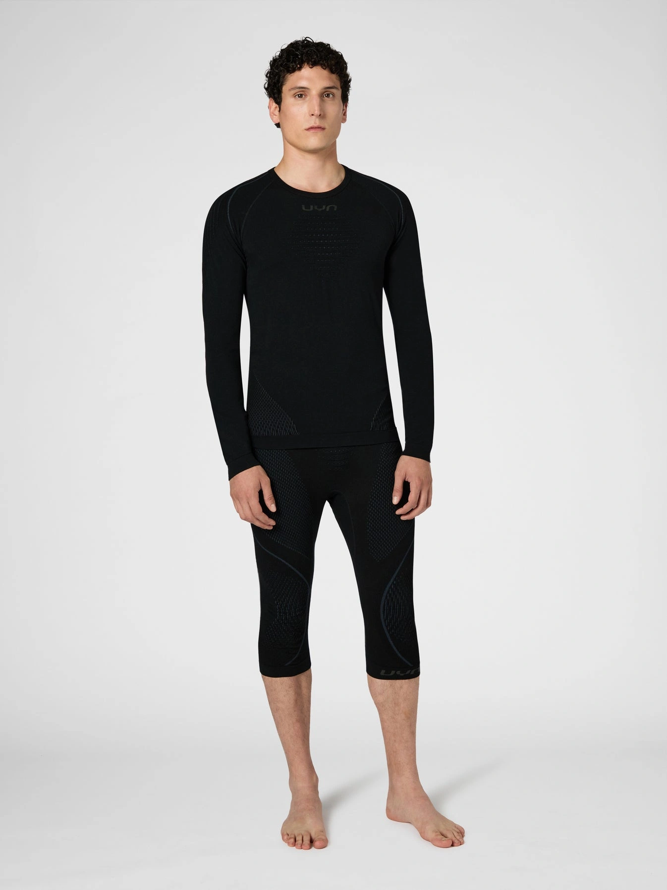 UYN Herren Evolutyon Biotech Underwear Shirt Long Sleeve U100414B000 - Schwarz GR. L/XL