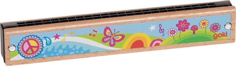GOKI, 61842, MundharmonikaBunte, Kinder-Mundharmonika, im, GOKI66-Design GOKI 61842 MundharmonikaBunte Kinder-Mundharmonika im GOKI66-Design
