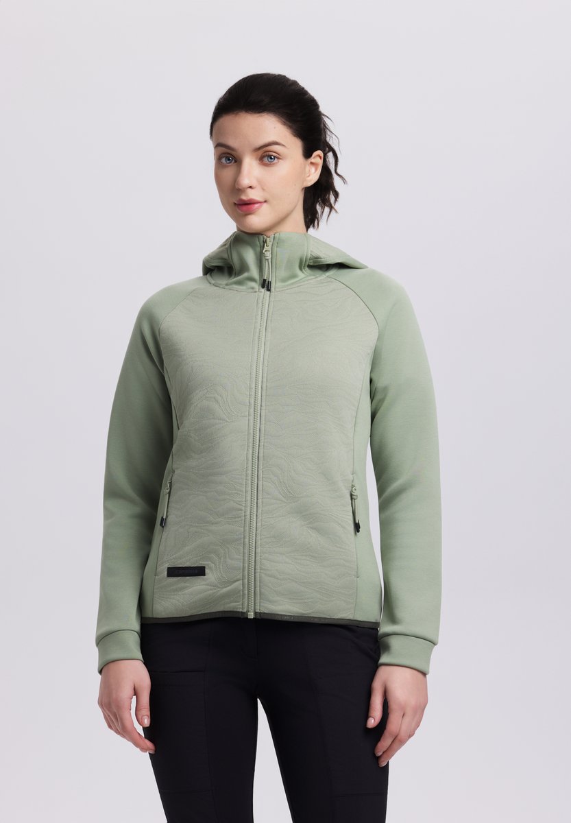 ICEPEAK 954734432I AMBERG Kapuzenjacke Damen Grün Gr. L