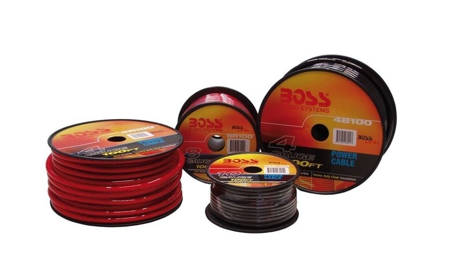 Boss Audio 10R500 Power Kabel – 10 Gauge, 152,4 m Länge, Rot