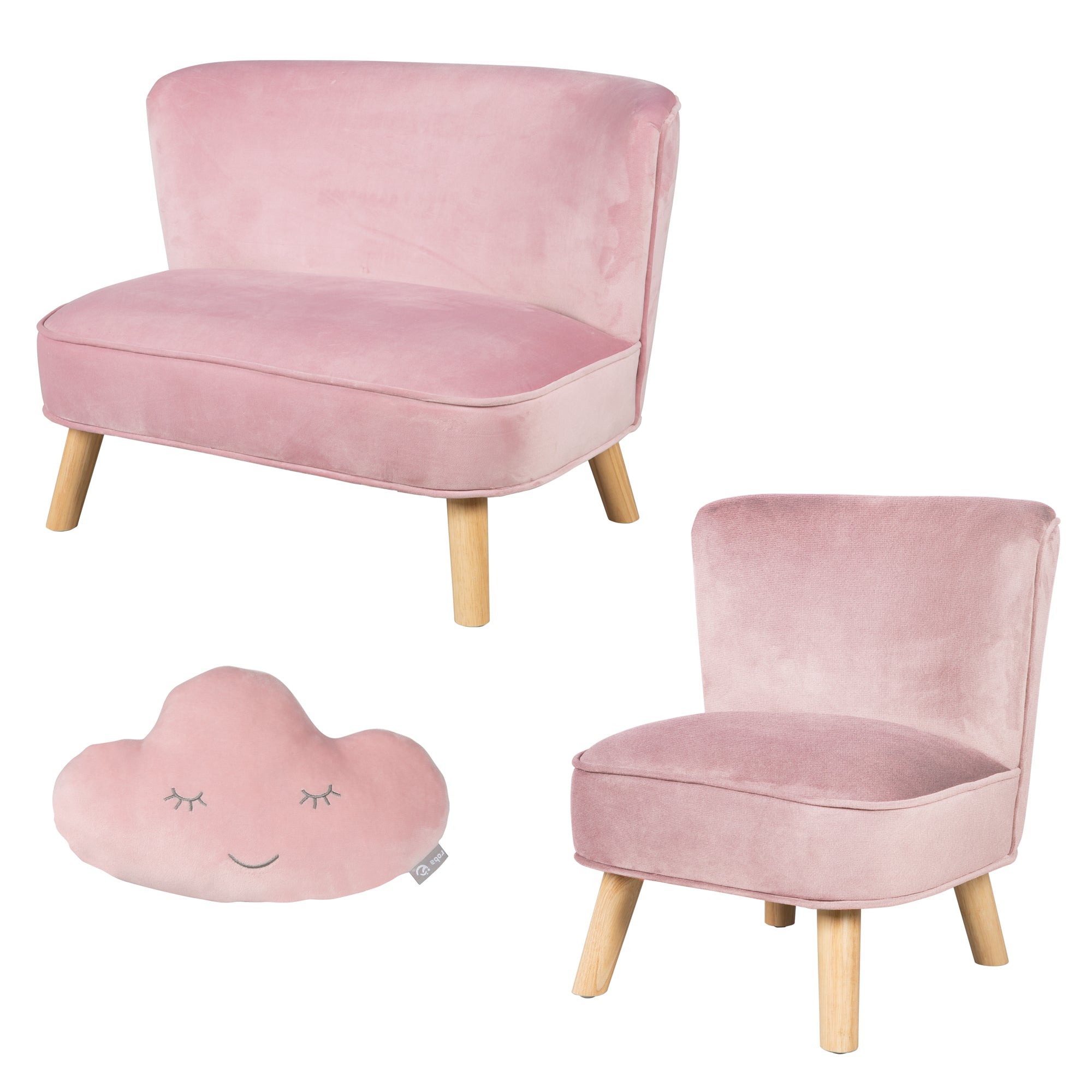Roba 229S07M3 Lil Sofa Set groß roba Style rosa mauve – Spielmöbel - Bild 1 Roba 229S07M3 Lil Sofa Set groß roba Style rosa mauve – Spielmöbel - mauve - Spielmöbel - Produktbild 1