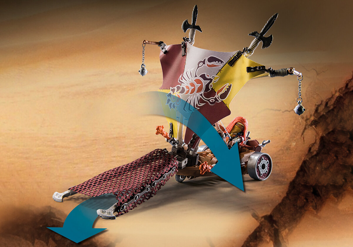 PLAYMOBIL 71026 Sal'ahari Sands - Dünensurfer Maschine, Rad