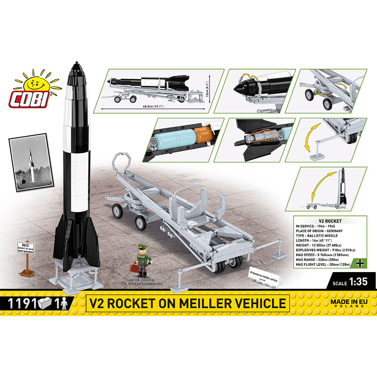 COBI 3120 - V2 ROCKET ON Meiller Vehicle EXECU - Bild 4 COBI 3120 - V2 ROCKET ON Meiller Vehicle EXECU - Bild 4