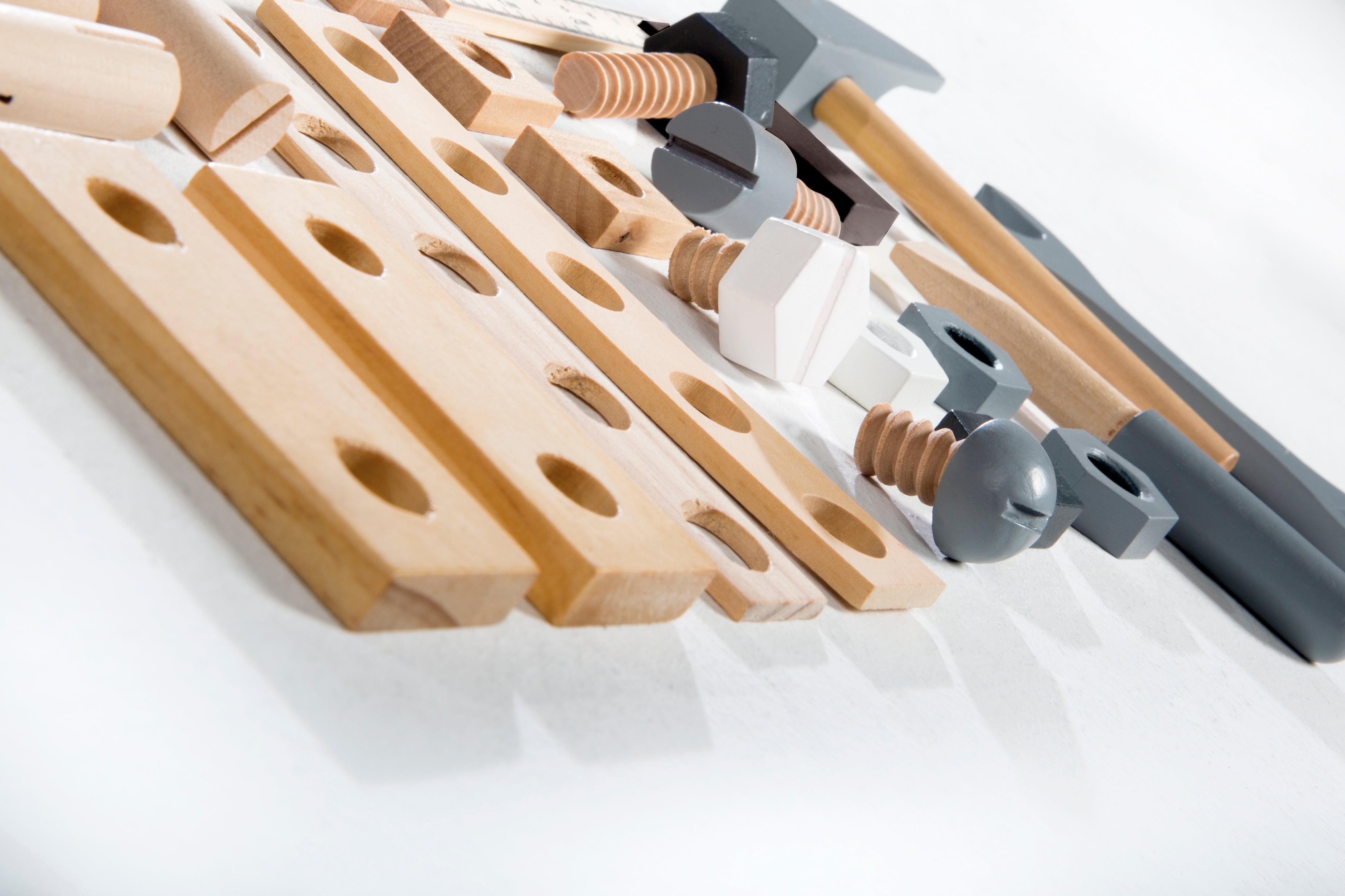 Roba 97212 Werkzeugkiste mit Zubehör natur lackiert – Rollenspiel - Bild 9 Roba 97212 Werkzeugkiste mit Zubehör natur lackiert – Rollenspiel - Produktbild 9