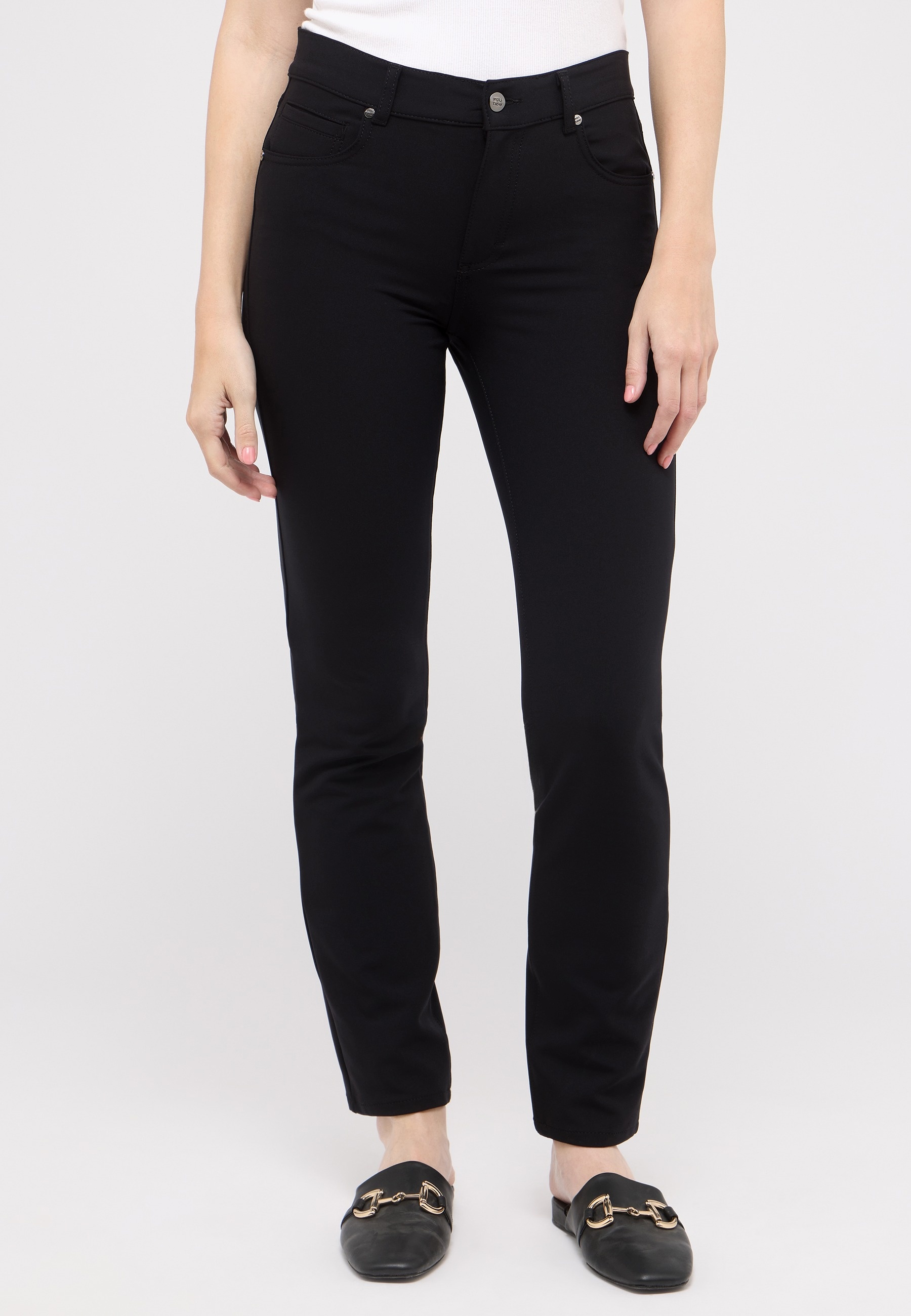 ANGELS 711340030 Damen Jeans Cici Slim Fit - Schwarz - 1 ANGELS 711340030 Damen Jeans Cici Slim Fit - Schwarz - 1