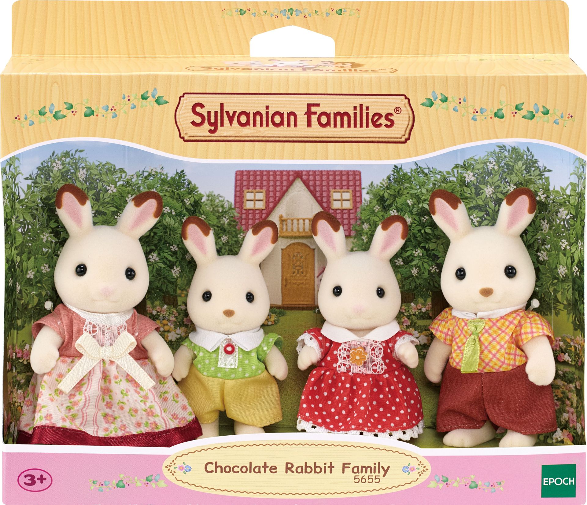 Sylvanian Families 5655 Schokoladenhasen Familie NEU Spielzeug, Plüsch
