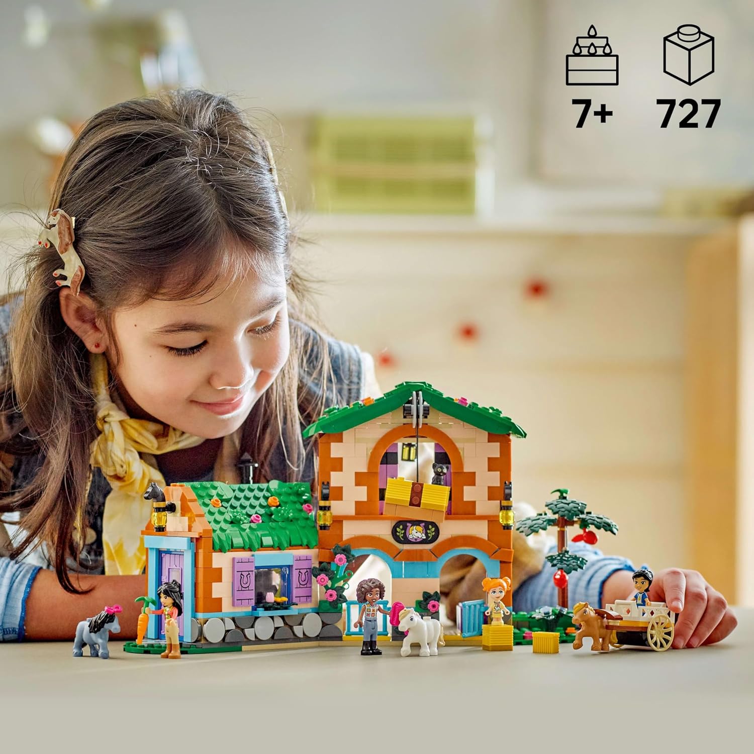 LEGO® Friends 42654 Ponyhof & Stall Spielzeug, Kind, Weiblich, Mädchen, Person