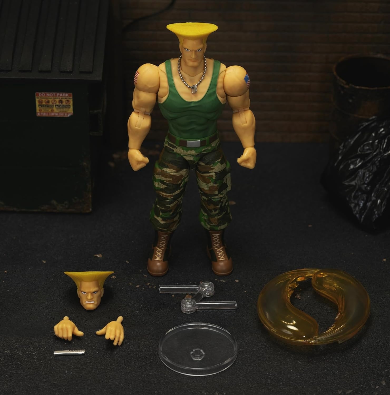 Jada 253252032 Street Fighter II - Guile Actionfigur 6" (15 cm) Spielzeug, Person, Actionfigur