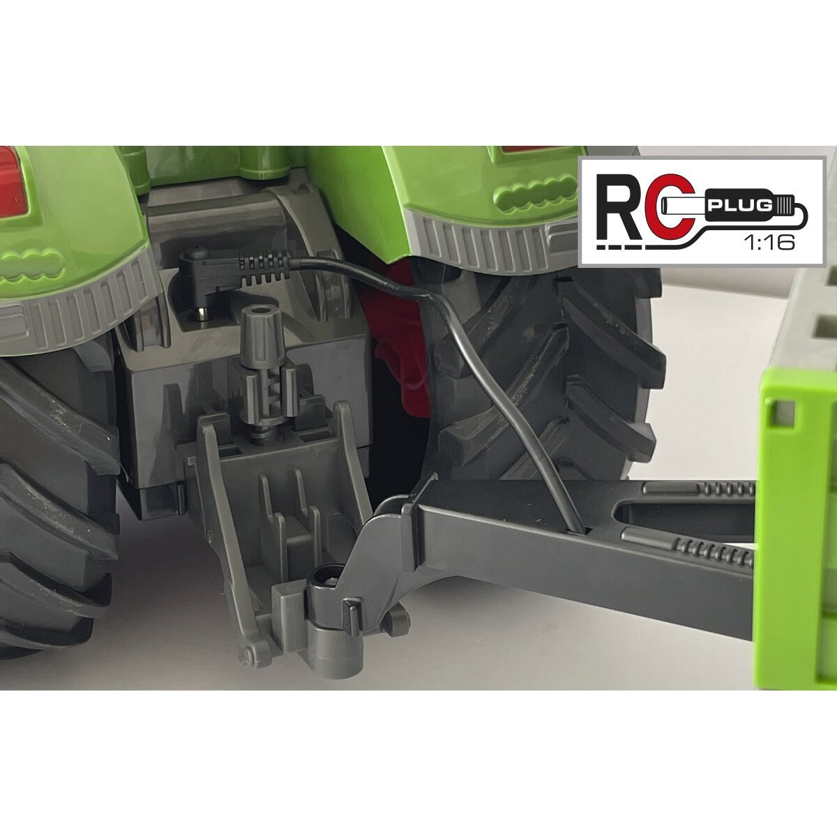 JAMARA Kipper dunkel grün für RC-Traktor 1:16 ab 6 Jahren