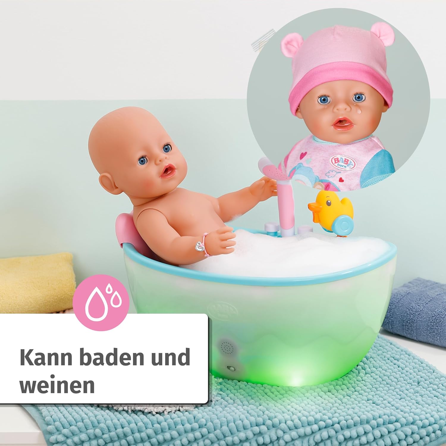 BABY born® Emma DE Puppe, Spielzeug, Baden, Baby, Person