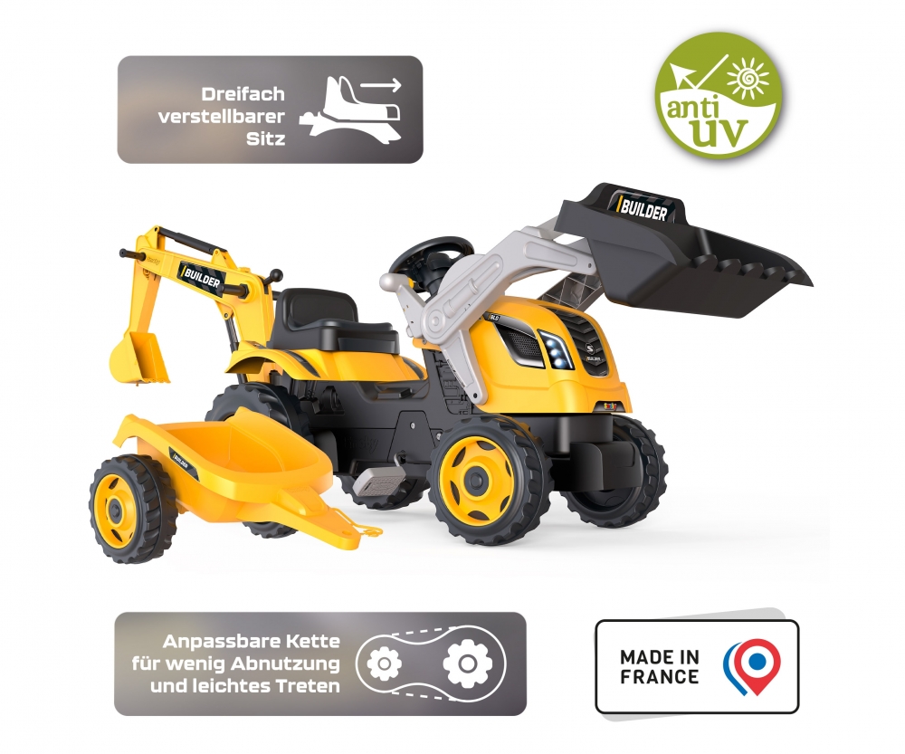 Smoby Smoby Traktor Builder Max+Anhänger