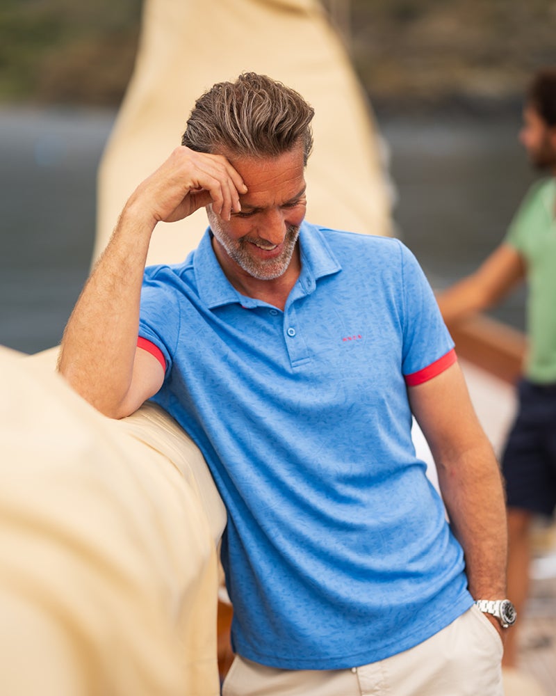 NZA 26CN110SB Poloshirt - Marineblau - Bild 2