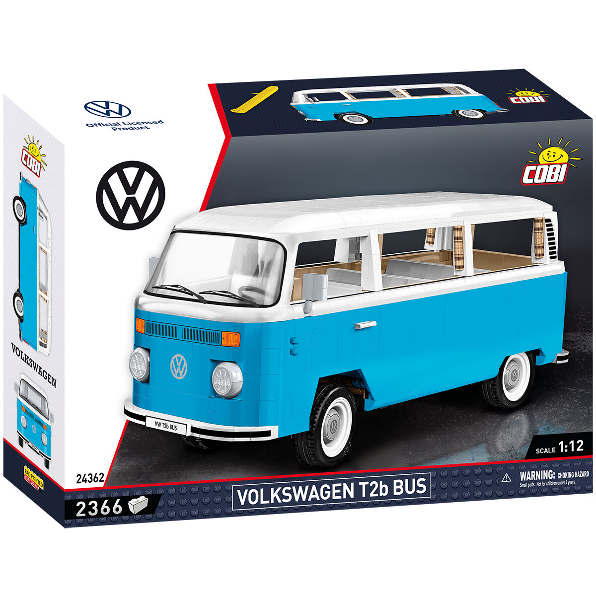 COBI 24362 - VW Transporter T2B BUS SCALE 1:12 COBI 24362 - VW Transporter T2B BUS SCALE 1:12