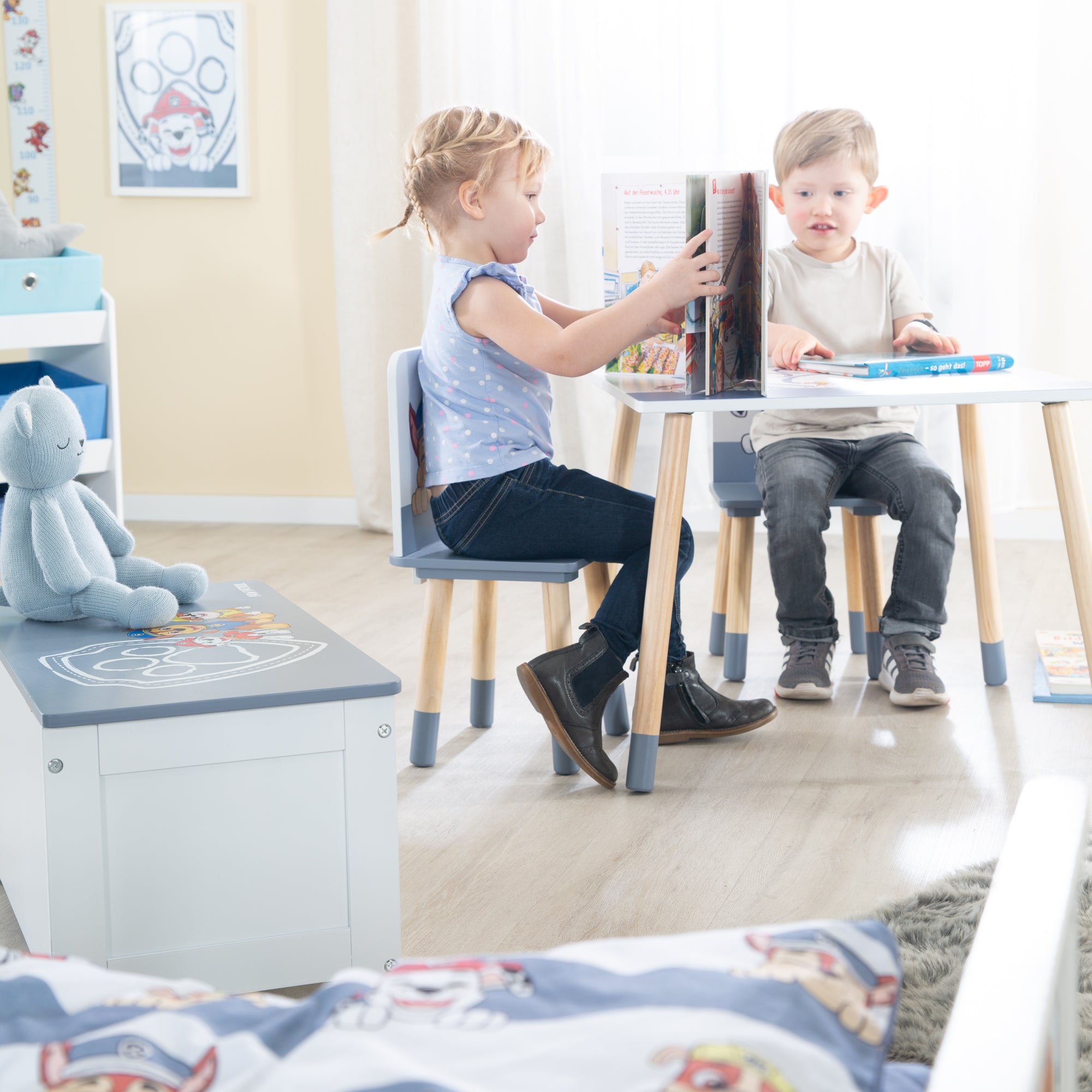 Roba 450019PW1 Kindersitzgruppe Paw Patrol grau-weiß – Spielmöbel - Bild 5 Roba 450019PW1 Kindersitzgruppe Paw Patrol grau-weiß – Spielmöbel - Produktbild 5