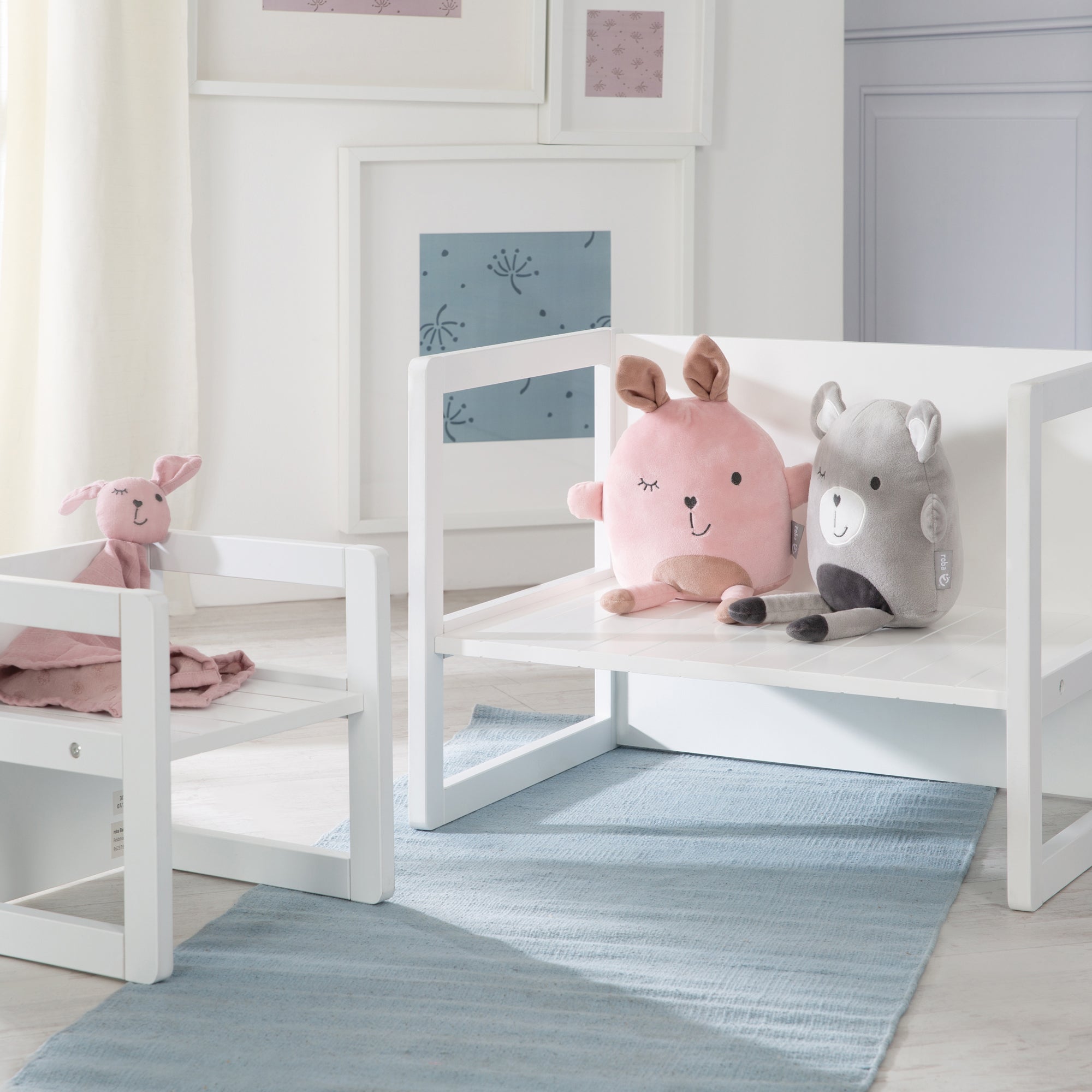 Roba 450002WE Kindersitzgruppe weiß – Spielmöbel - Bild 5 Roba 450002WE Kindersitzgruppe weiß – Spielmöbel - Produktbild 5