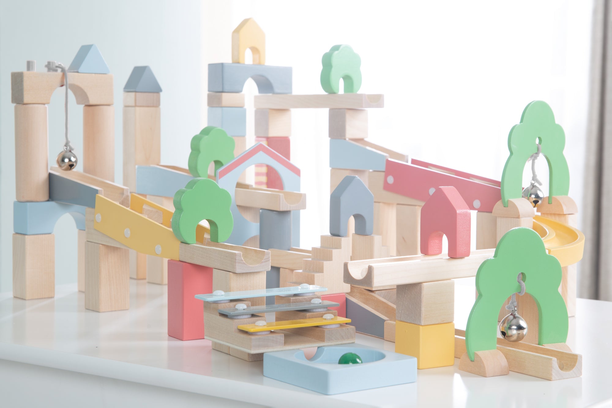 Roba 69645 Kugelbahn 80-teilig bunt – Motorik & Lernen - Produktbild 4