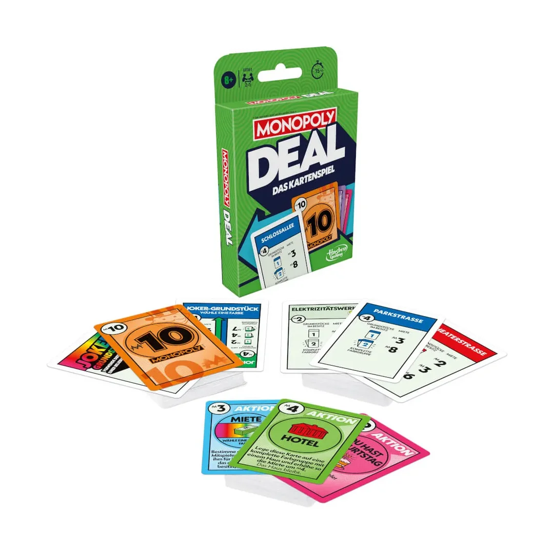 Monopoly Deal Kartenspiel G0351100 Monopoly Deal Kartenspiel G0351100