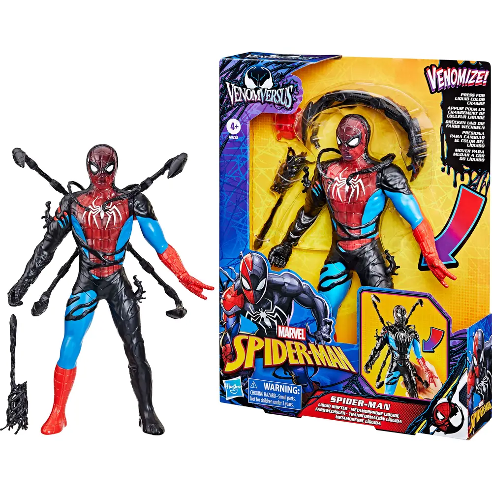 MARVEL, Spiderman, Venomversus, Liquid, Shifter, Figure MARVEL Spiderman Venomversus Liquid Shifter Figure