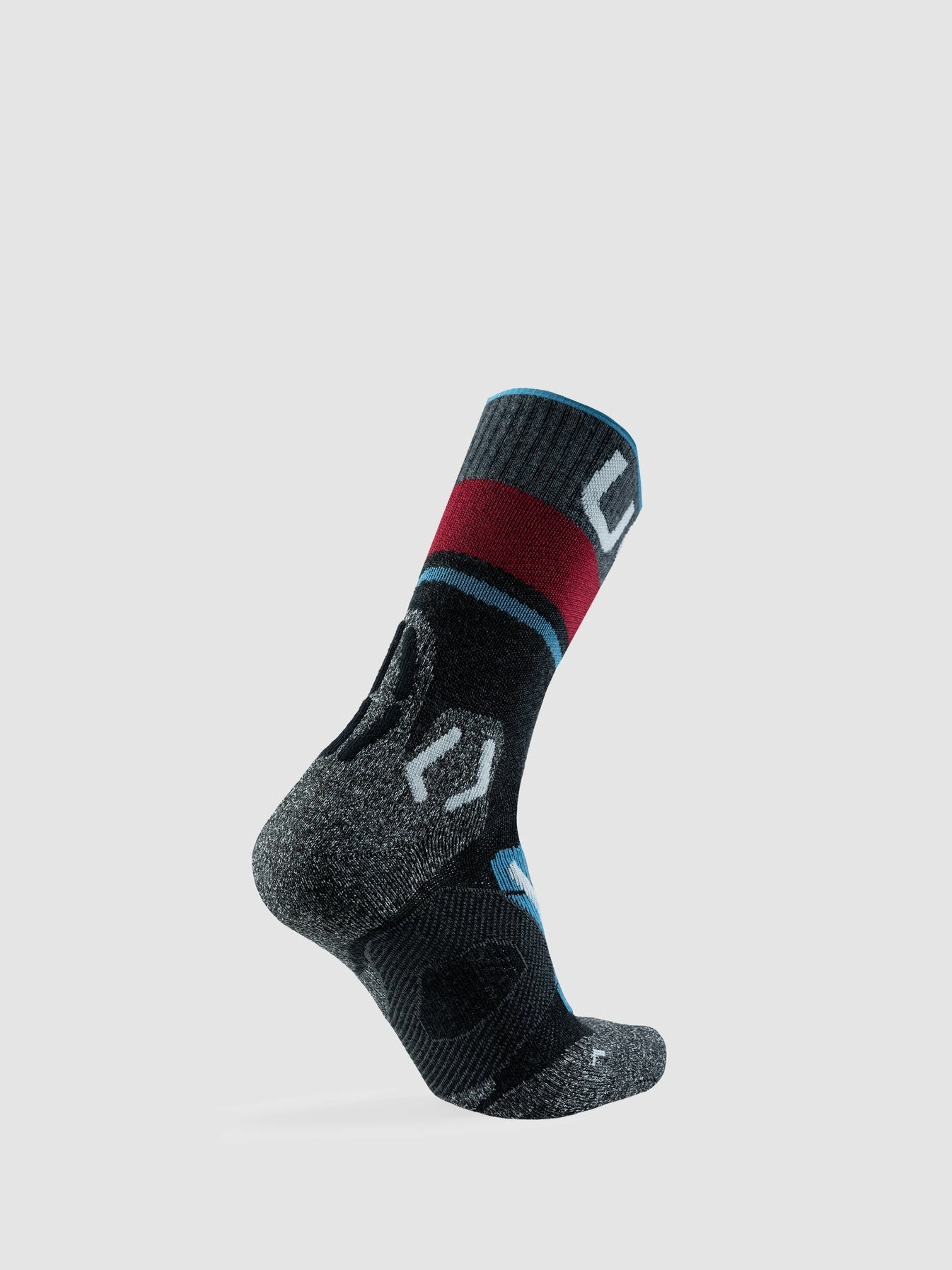 UYN Herren Trekkingsocken One Merino S100276G036 - Anthrazit/Blau GR. 39/41 UYN Herren Trekkingsocken One Merino S100276G036 - Anthrazit/Blau GR. 39/41