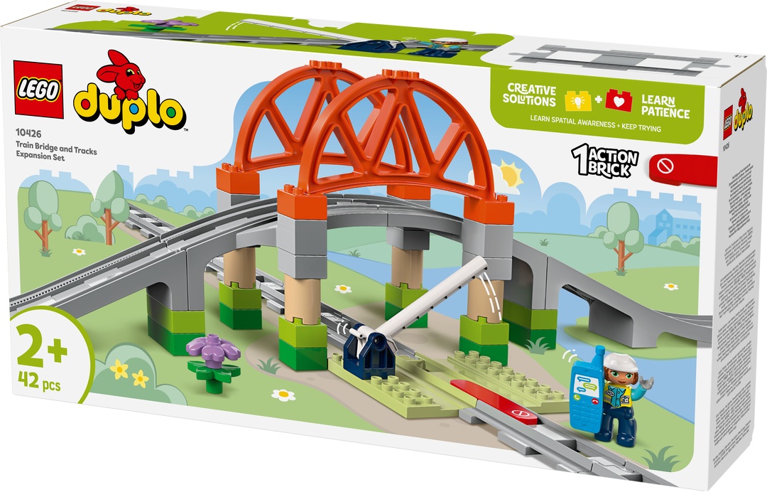 LEGO® DUPLO® Eisenbahnbrücke und Schienen - Erweiterungsset 10426 LEGO® DUPLO® Eisenbahnbrücke und Schienen - Erweiterungsset 10426
