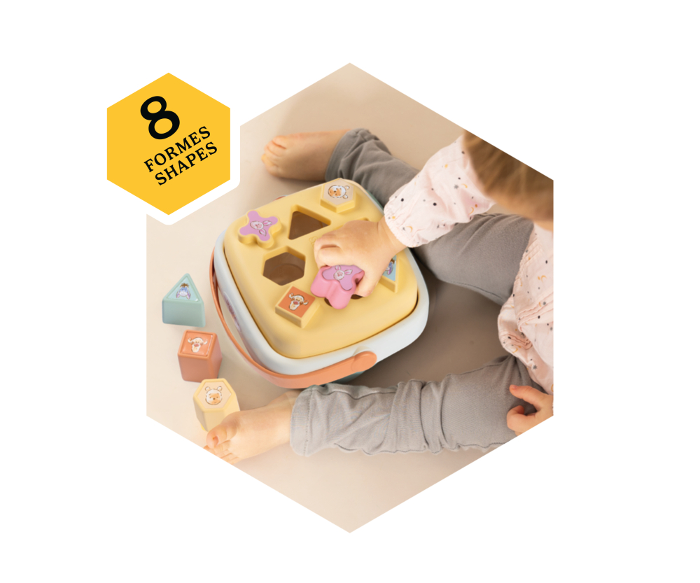 Smoby Smoby Winnie Puuh Formen Steckspielkorb Smoby Smoby Winnie Puuh Formen Steckspielkorb