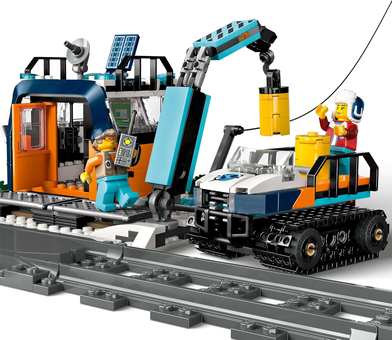 LEGO® City 60470 Arktis Polarexpress Person, Maschine, Rad