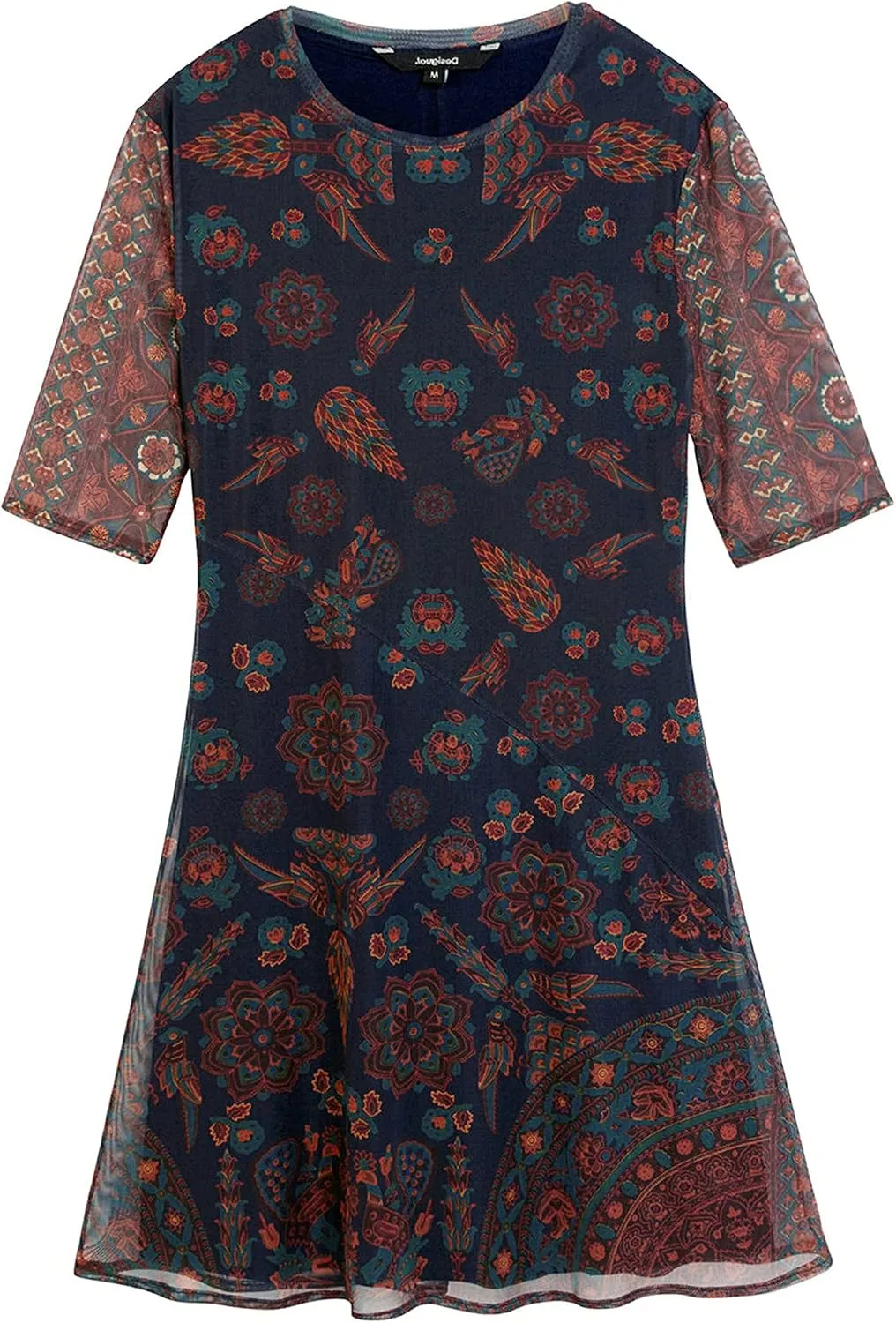 Desigual Damen Kleid „La“ - Dunkelblau 20WWVK635000 GR. XL Desigual Damen Kleid „La“ - Dunkelblau 20WWVK635000 GR. XL