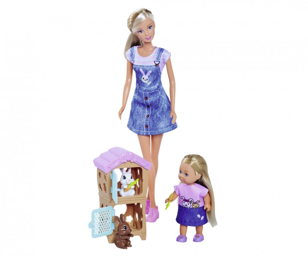 Steffi_LOVE_Rabbit_Family_105733667, Puppe, Figur, Person, Kind, Mädchen