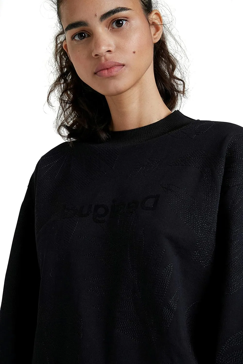 Desigual Damen Pullover „Otoman“ - Schwarz 20WOSK142000 GR. S Desigual Damen Pullover „Otoman“ - Schwarz 20WOSK142000 GR. S