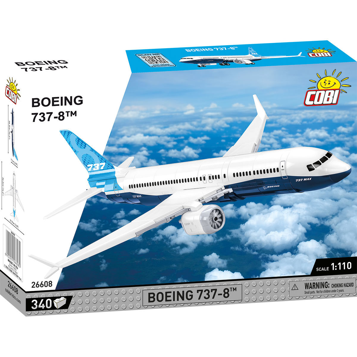 COBI 26608 - BOEING 737 8™ SCALE 1: 110