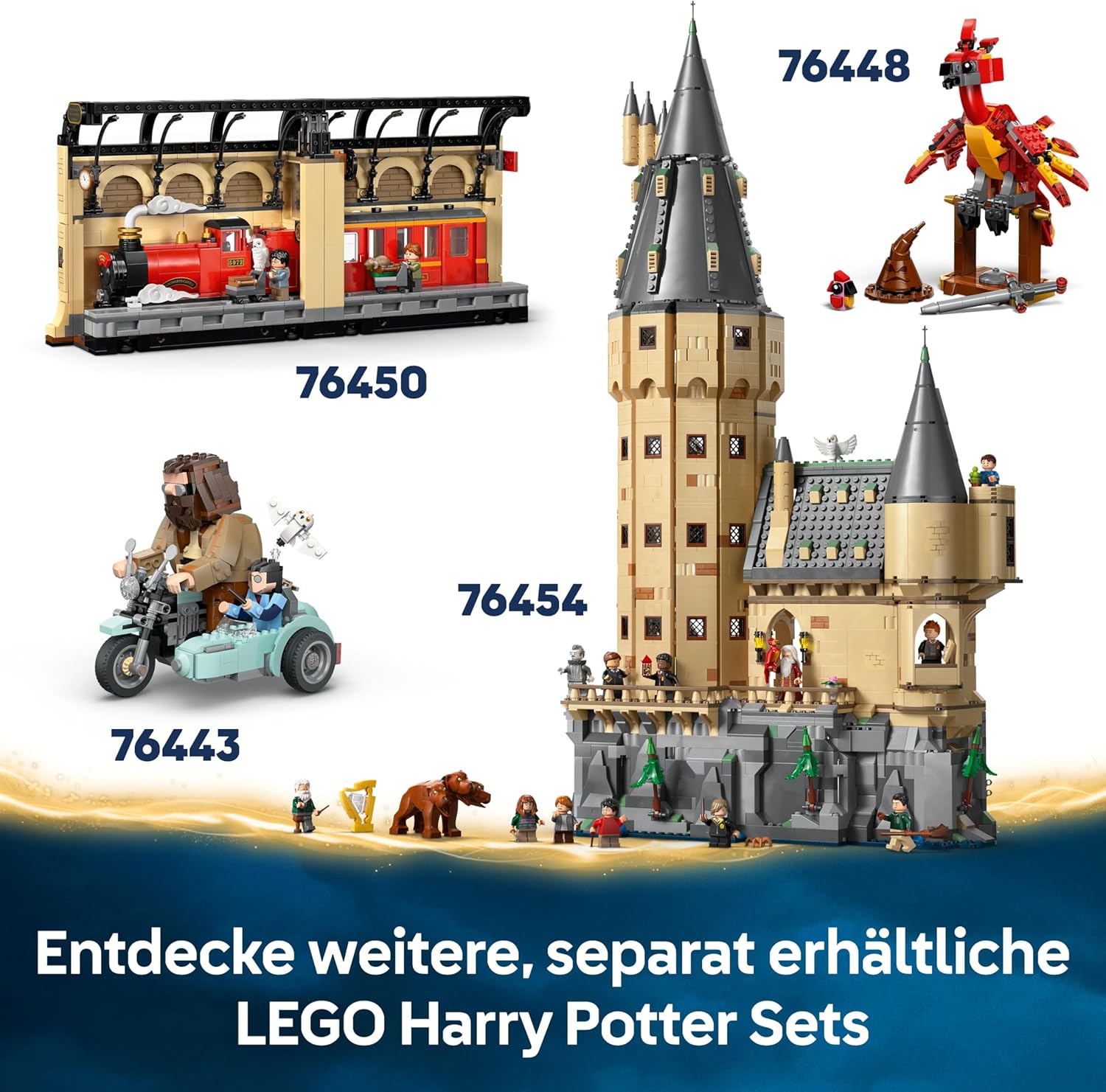 LEGO® Harry Potter™ 76449 Beißendes Monsterbuch der Monster Spielzeug, Person