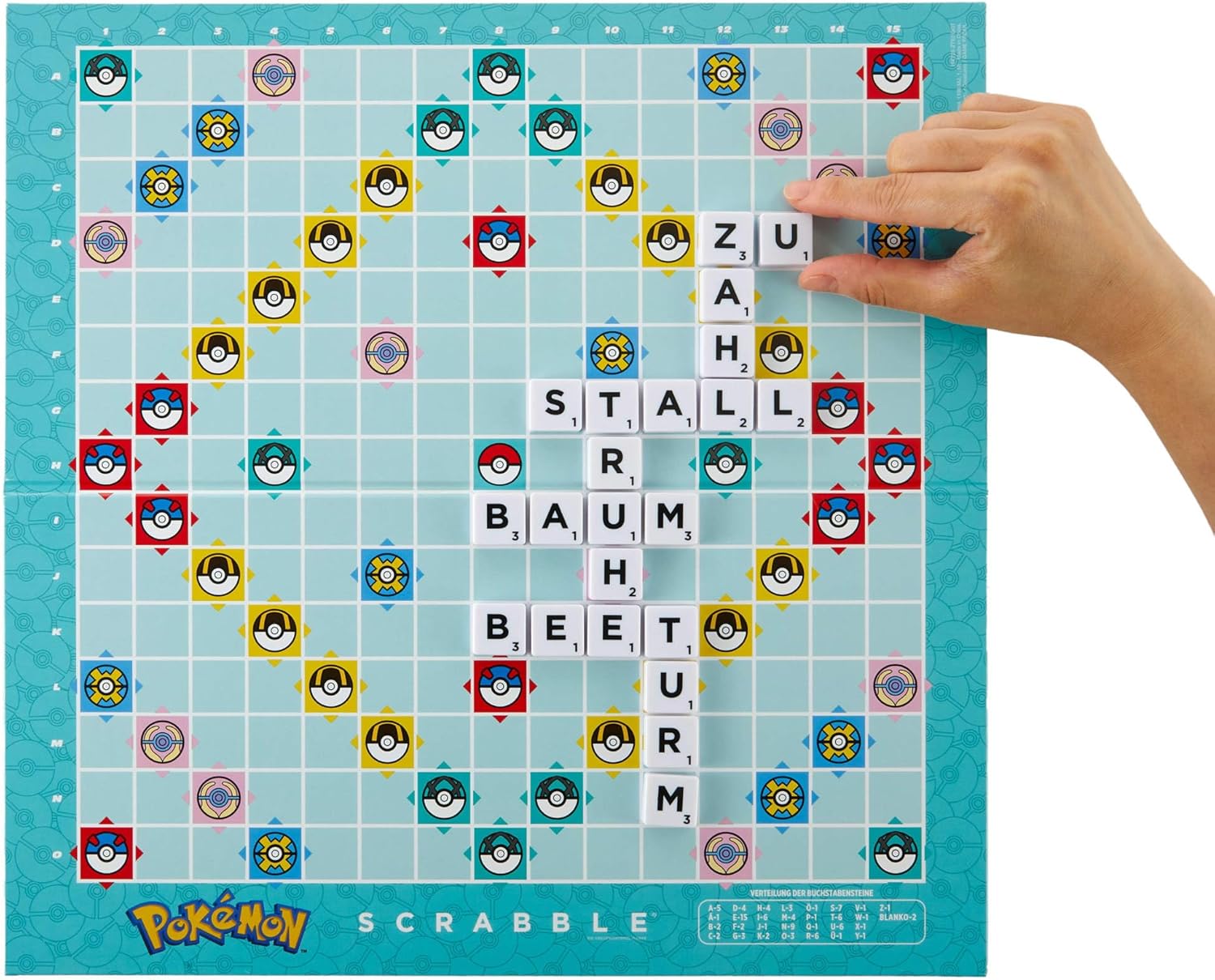 Scrabble Pokemon Das ultimative Wortspiel für Pokemon-Fans Deutsch HXT28 Text