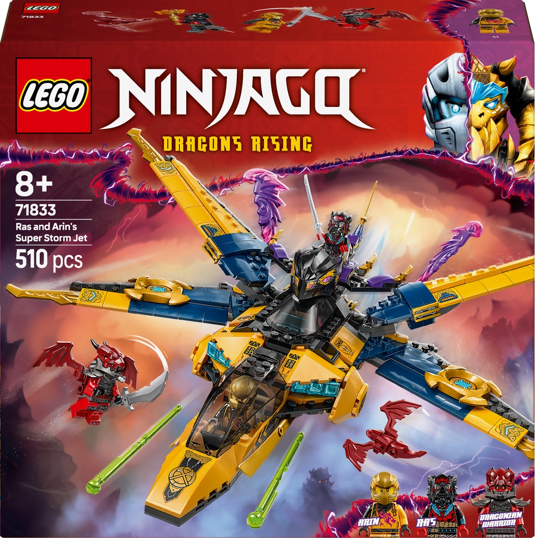 LEGO® NINJAGO® Ras und Arins Super-Sturmflieger 71833 LEGO® NINJAGO® Ras und Arins Super-Sturmflieger 71833