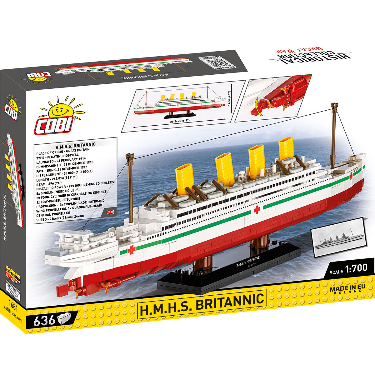 COBI 1681 - H.M.H.S. Britannic - Bild 2 COBI 1681 - H.M.H.S. Britannic - Bild 2