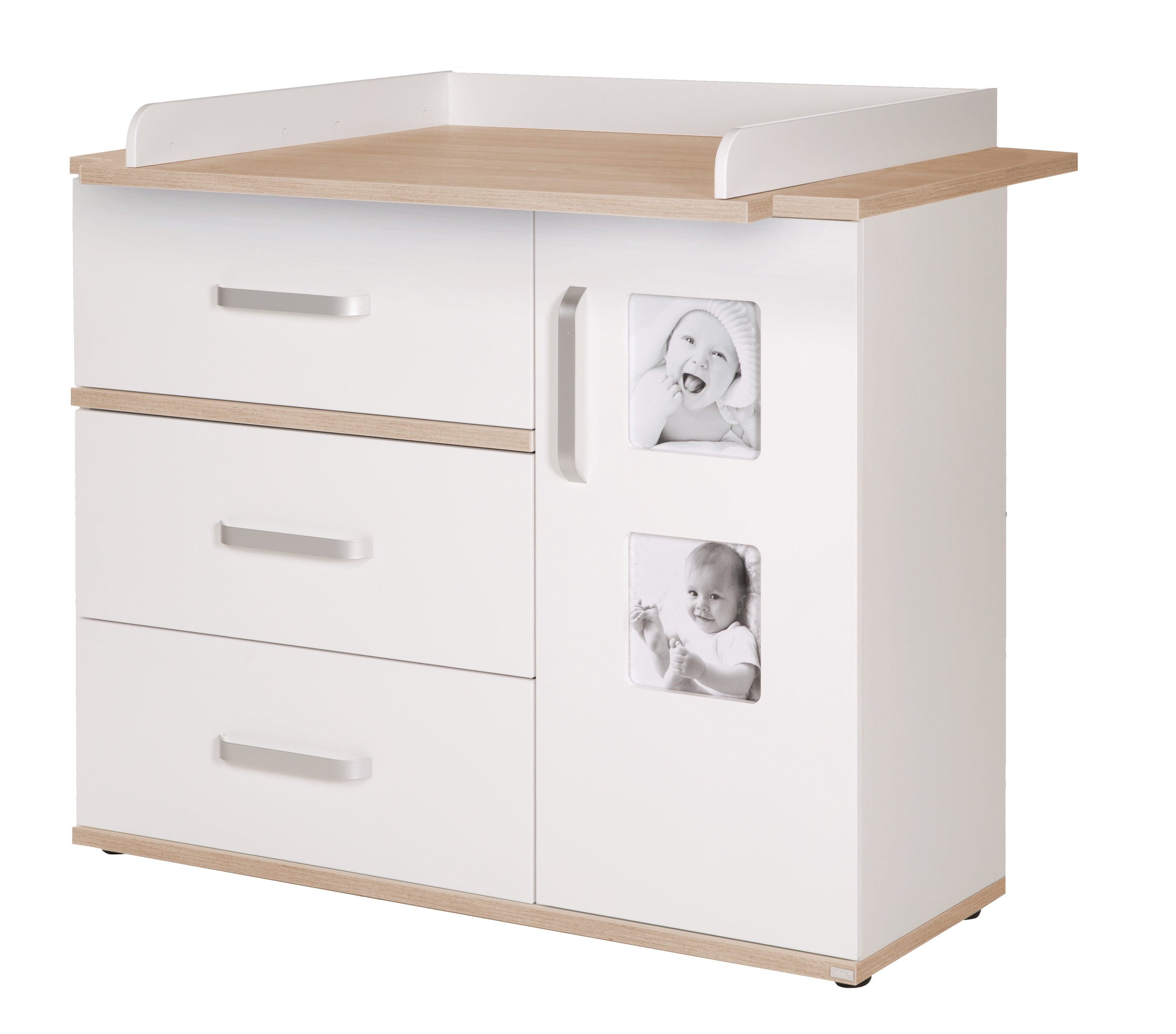 Roba 60973 breite Wickelkommode Pia alba weiß – Wickelkommode breit - Bild 1 Roba 60973 breite Wickelkommode Pia alba weiß – Wickelkommode breit - alba weiß - Wickelkommode breit - Produktbild 1