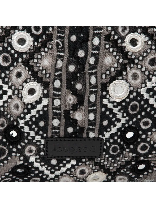 Desigual Damen Handtasche 22SAXA35 - Schwarz