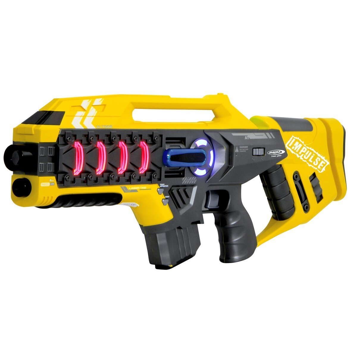 JAMARA Impulse Laser Gun Rifle Set gelb/rot ab 8 Jahren