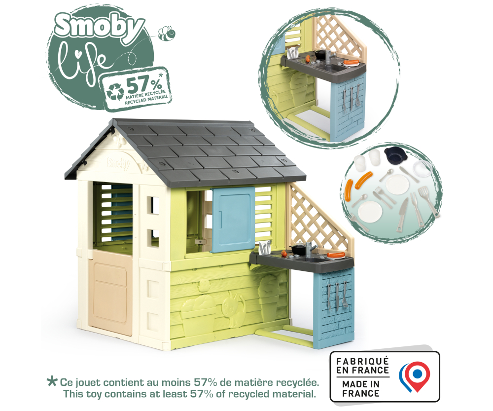 Smoby Smoby Life Spielhaus Pretty mit Küche Smoby Smoby Life Spielhaus Pretty mit Küche