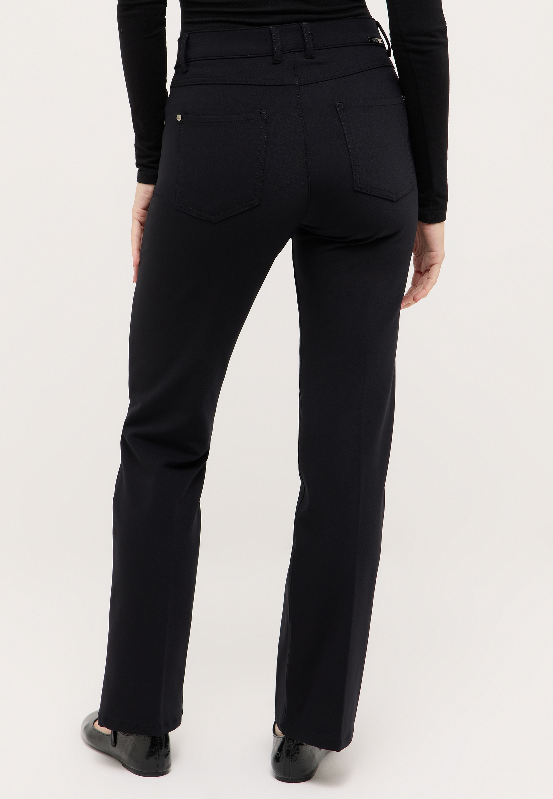 ANGELS 711290030 Damen Jeans Lara Wide Leg - Schwarz - 5