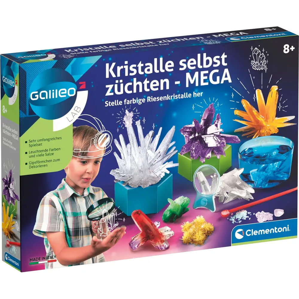 Clementoni Galileo - Kristalle selbst züchten - Mega