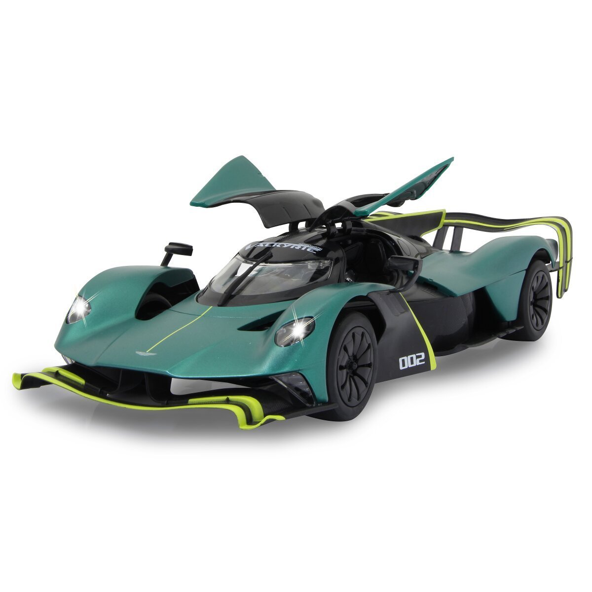 JAMARA Aston Martin Valkyrie AMR Pro 1:14 dunkel grün 2,4GHz Tür manuell ab 6 Jahren