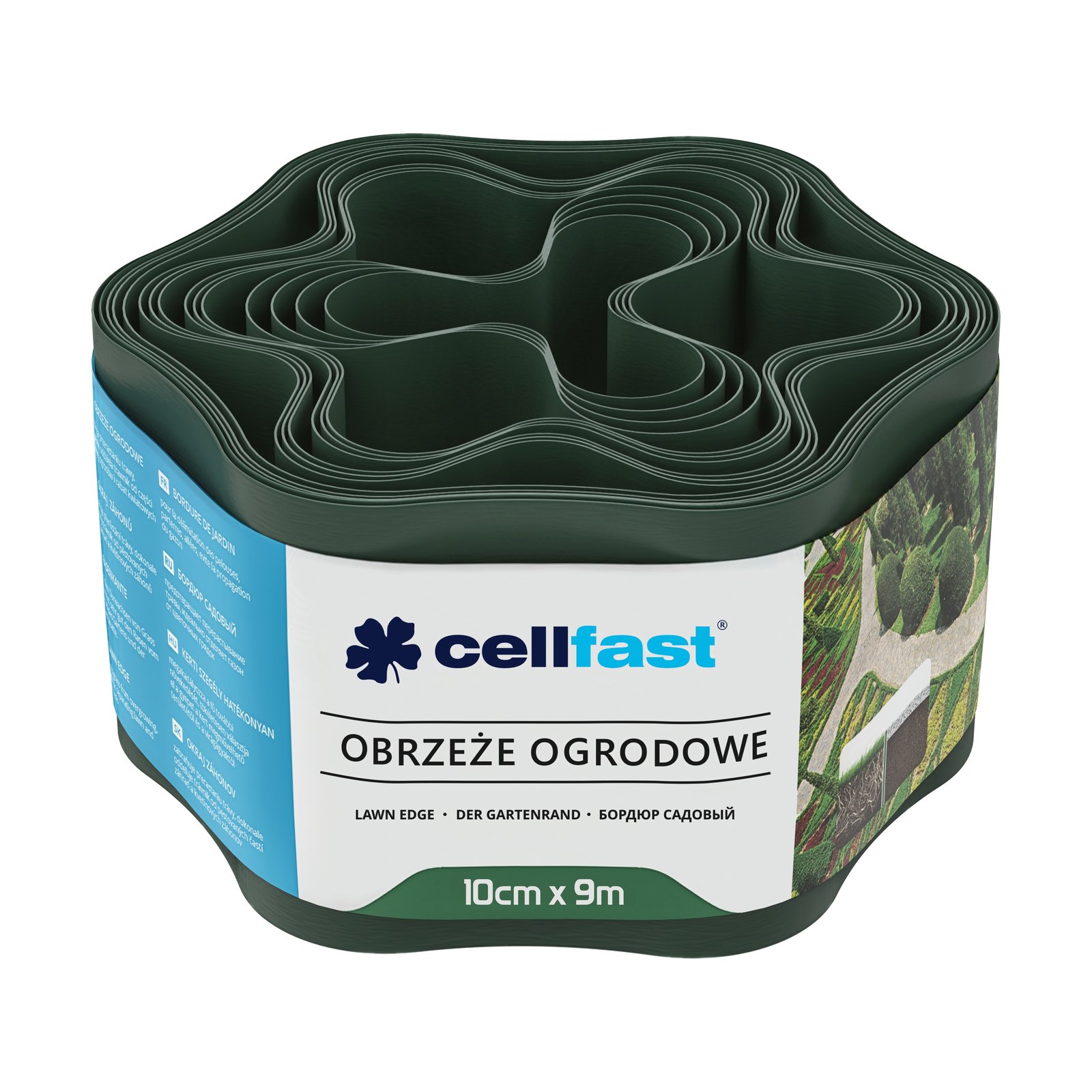 Cellfast Gartenrand 10 cm x 9 m dunkelgrün Cellfast Gartenrand 10 cm x 9 m dunkelgrün