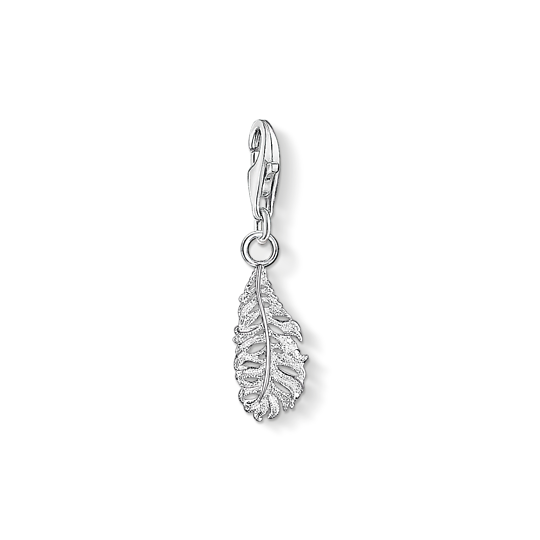 Thomas, Sabo, Anhänger, Charm-Club, Feder, 925, Sterling, Silber, Blank, 0775-001-12, Zubehor, Ohrring, Schmuck