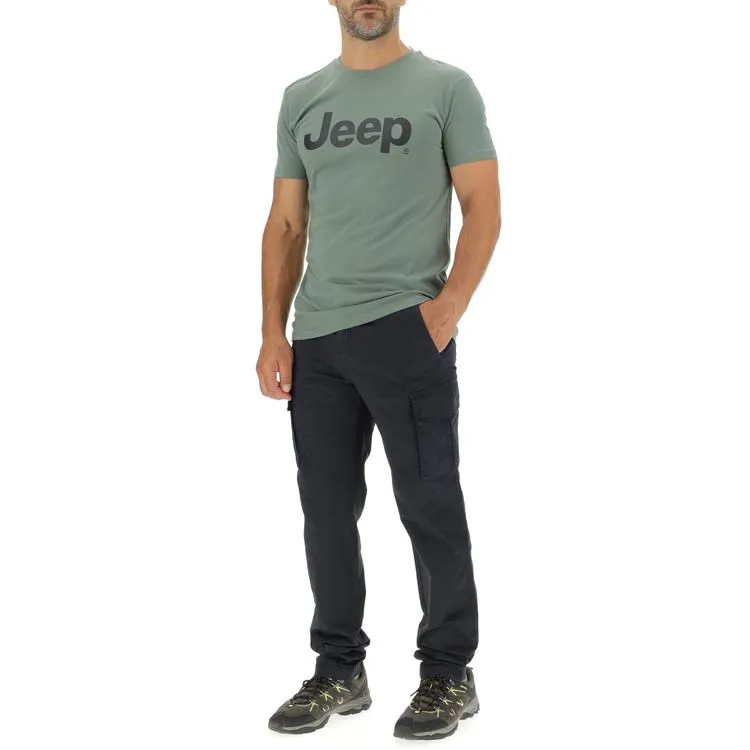 JEEP Herren Cargohose O102594BK - Schwarze Hose mit Seitentaschen aus Baumwoll-Stretch GR. 56 JEEP Herren Cargohose O102594BK - Schwarze Hose mit Seitentaschen aus Baumwoll-Stretch GR. 56
