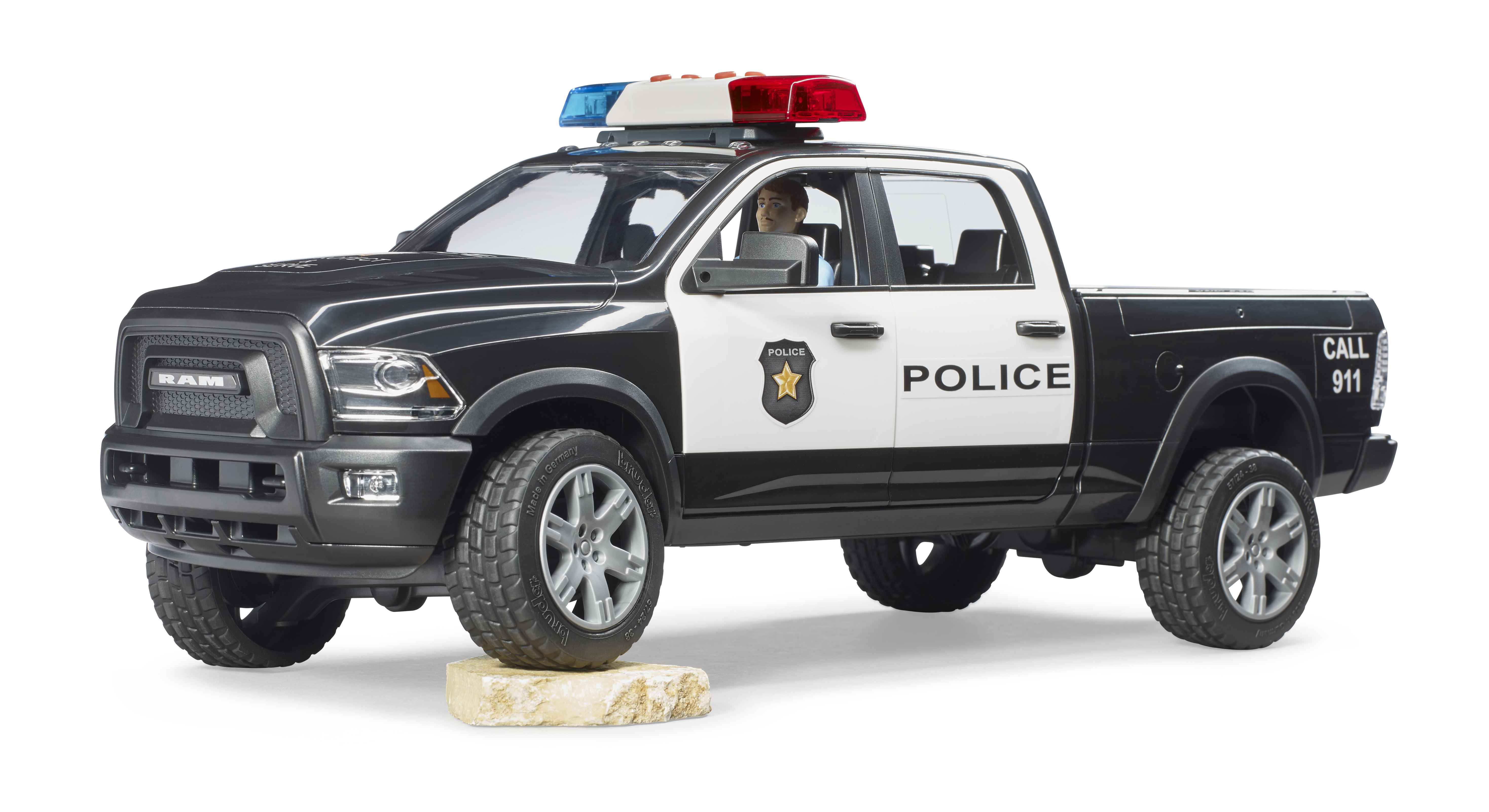 BRUDER 02505 - RAM 2500 Polizei Pickup mit Polizist - Bild 6 BRUDER 02505 - RAM 2500 Polizei Pickup mit Polizist - Bild 6