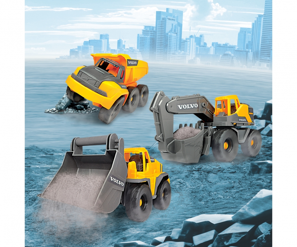 Dickie Toys Volvo Tough Work Force 10005193 Maschine, Rad
