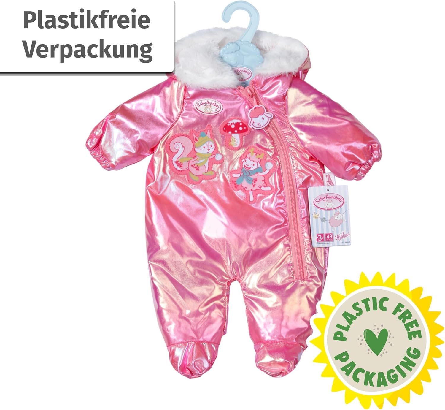 Baby Annabell Winteranzug pink 43cm
