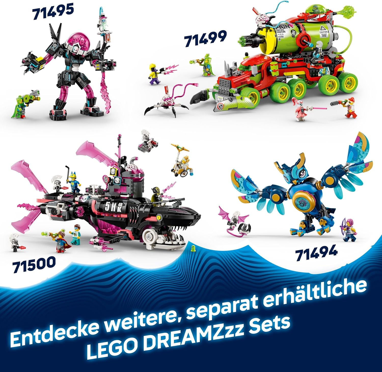 LEGO® DREAMZzz 71492 Mateos Feuer-Chamäleon Werbung, Plakat, Spielzeug