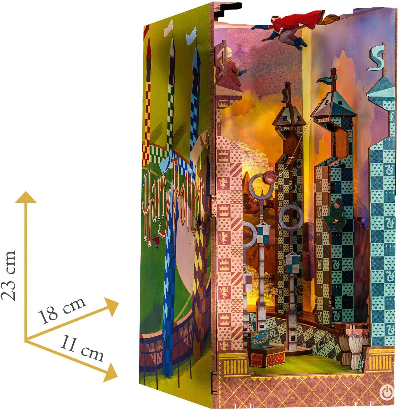 Revell 00532 Tiny Adventures - Harry Potter™ "Quidditch Field" Book Nook Modellbausatz Revell 00532 Tiny Adventures - Harry Potter™ "Quidditch Field" Book Nook Modellbausatz